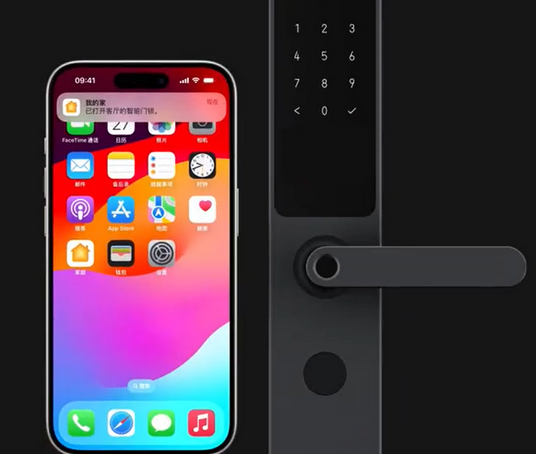 普定iPhone维修站分享在iPhone上使用家庭钥匙开启智能门锁 