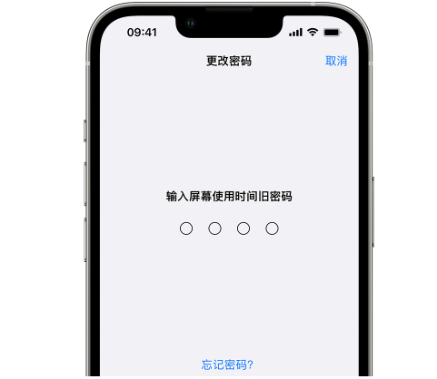 普定iPhone屏幕维修分享iPhone屏幕使用时间密码忘记了怎么办 