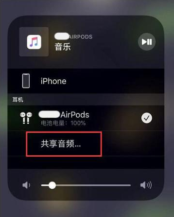 普定苹果14音频维修点分享iPhone14音频共享设置方法 