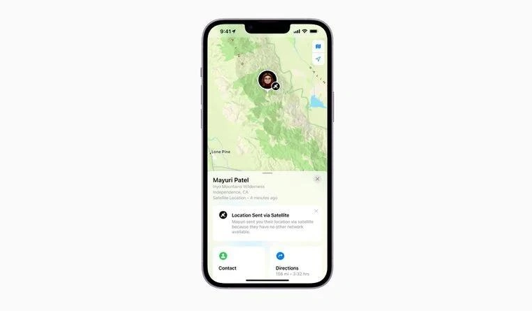 普定苹果14维修分享iPhone14系列中 FindMy功能通过卫星分享位置方法教程 