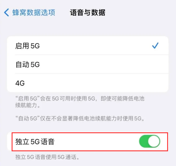 普定苹果14维修分享iPhone 14 Pro如何开启VoNR 