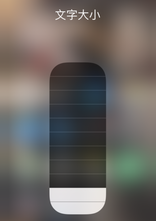 普定苹果手机维修分享小技巧：在 iPhone 控制中心快速调节字体大小 