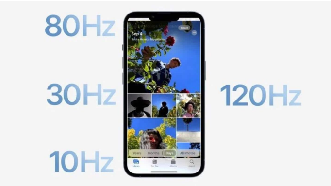 普定苹果14维修分享iPhone 14有高刷吗 