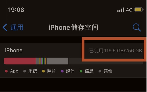 普定苹果13维修分享iPhone13如何查看剩余内存 