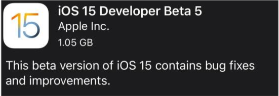 普定苹果手机维修分享如何升级到iOS15.0 beta5 
